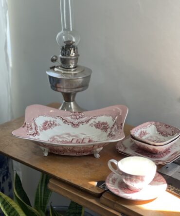 کشکول تمام‌نقش آکسفورد صورتی