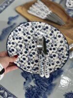 ۶ عدد کارد و ۶ چنگال میوه خوری گلریز - تصویر 5