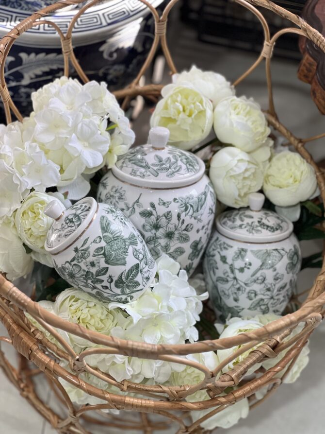 ست سه تیکه کنار سماوری چینی چکاوک سبز - Image 3