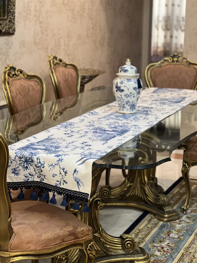 رانرمخمل ریشه دار نقش کاخ - Image 2