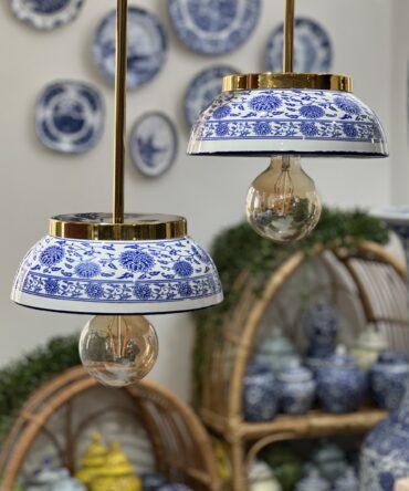 لوستر قلم آبی