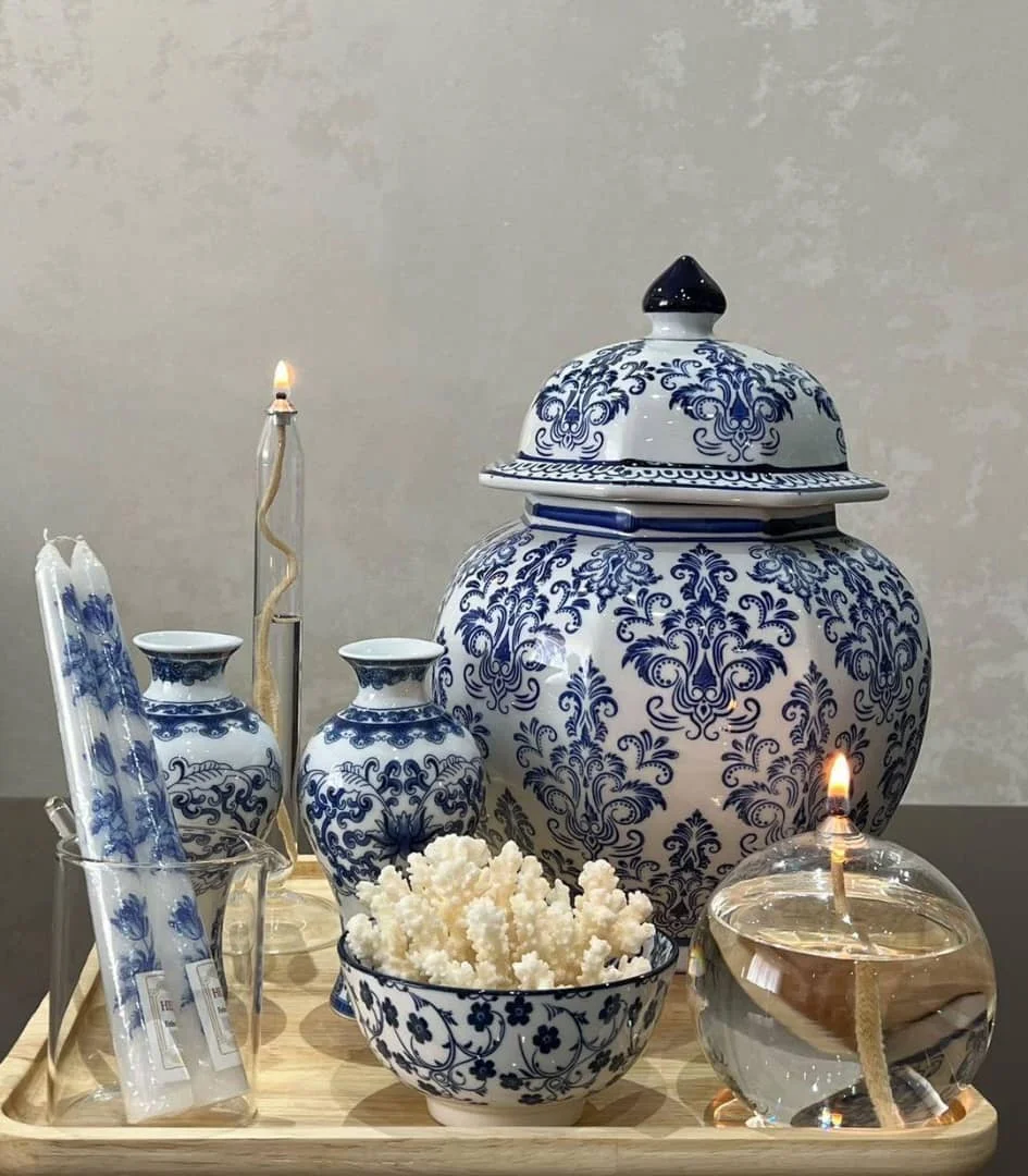 f51a6d56-2cb7-4cf9-8bca-c8a4d211d5ba کندی ضلعی داماس تیره سایز ۲۸ سانت - تصویر 1