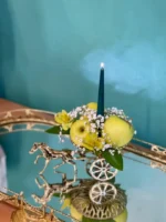 شکلات خوری اسب سوار برنجی - Image 2