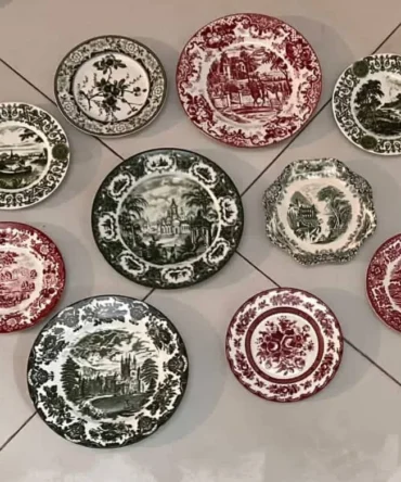 پک دیواری ۱۲ عددی ۲ رنگ سبز و قرمز